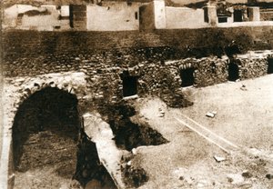 Wielki taras na criptoportico, Pompeje, Włochy, ok. 1900 autorstwa Unbekannt
