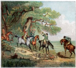 Zabójstwo, polowanie na lisy, 1787 1890 autorstwa Unbekannt