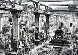 Hala produkcyjna Societe Alsacienne de Constructions Mecaniques. autorstwa Unbekannt