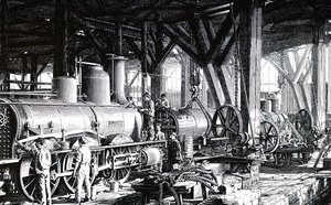 Hala produkcyjna Societe Alsacienne de Constructions Mecaniques. autorstwa Unbekannt
