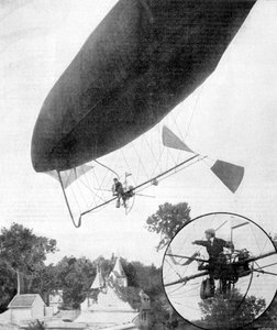 Nowy sterowiec Alberto Santos-Dumont, 30 września 1900 autorstwa Unbekannt