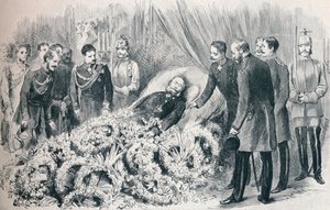 Odejście pierwszego cesarza niemieckiego: łoże śmierci Wilhelma I, 1888 1911 autorstwa Unbekannt