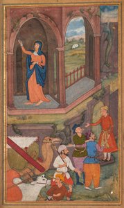 Miejsce narodzin Jezusa, z Mirat al-quds Ojca Hieronima Ksawerego, 1602-1604. autorstwa Unbekannt