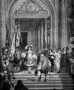 Powrót Wielkiego Conde do Wersalu, 1674 1882-1884 autorstwa Unbekannt