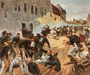 Szturm na Bramę Grimma, 19 października 1813, 1936. autorstwa Unbekannt