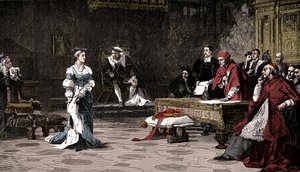 Proces królowej Katarzyny, 1529 1905. autorstwa Unbekannt