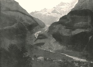 Dolina, Grindenwald, Szwajcaria, 1895. autorstwa Unbekannt