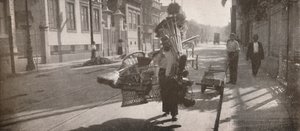 Sprzedawca wyrobów z wikliny, 1914 autorstwa Unbekannt