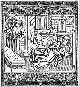 Żona Ksantusa śpi, 1485 1964 autorstwa Unbekannt