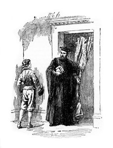 Młody Galileusz i Ostilio Ricci, XX wiek autorstwa Unbekannt