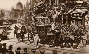 Srebrny Jubileusz Ich Królewskich Mości 1910-1935. Trener mówców w królewskiej procesji autorstwa Unbekannt