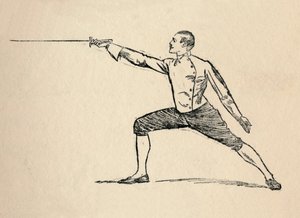 Trzecia Pozycja - Szermierka, 1912 autorstwa Unbekannt