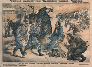 Oto, co czeka chłopów i robotników z powodu działalności dezerterów, samolubnych i tchórzy, 1918-1919 autorstwa Unbekannt