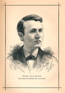 Thomas Alva Edison, amerykański wynalazca, 1893 autorstwa Unbekannt