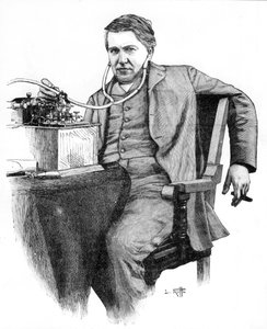 Thomas Alva Edison, amerykański wynalazca, ok. 1906 r. autorstwa Unbekannt