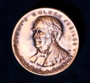 Thomas Alva Edison, amerykański fizyk i wynalazca, 1929 autorstwa Unbekannt