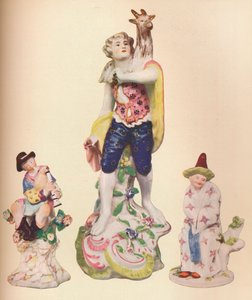 Trzy chińskie figurki z kolekcji Wallace Elliot, c1775 autorstwa Unbekannt
