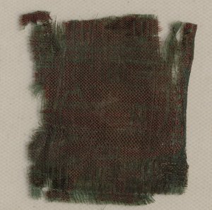 Trzy fragmenty włoskiego gotyckiego jedwabiu, 1300s. autorstwa Unbekannt