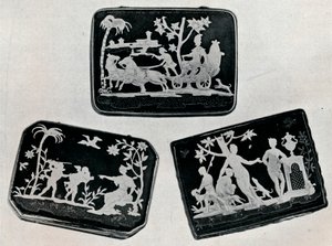 Trzy tabakierki pikowe, 1920. autorstwa Unbekannt