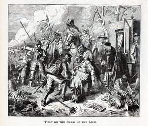 Tilly nad brzegiem Lecha, 1882 autorstwa Unbekannt