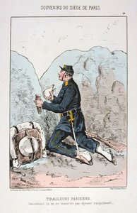 Tyralierowie paryscy, Oblężenie Paryża, 1870-1871 autorstwa Unbekannt