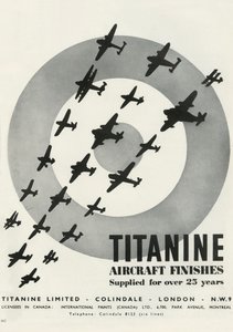 Wykończenie samolotu Titanine, 1941 r. autorstwa Unbekannt