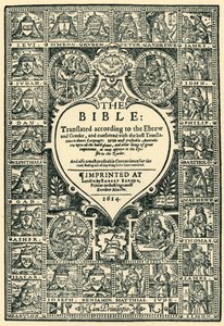 „Strona tytułowa Biblii Genewskiej”, 1614, 1943. autorstwa Unbekannt