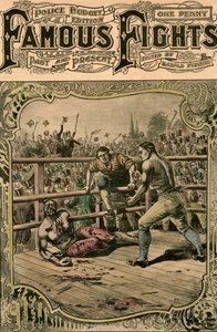 Druga walka Toma Springsa z Jackiem Langanem, 1824, koniec XIX lub początek XX wieku autorstwa Unbekannt