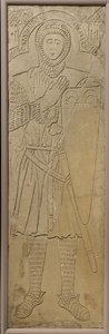 Wizerunek nagrobny Jacquelin de Ferriere, ca. 1275-1300. autorstwa Unbekannt