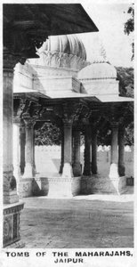Grób maharadży, Jaipur, Radżastan, Indie, ok. 1925 r. autorstwa Unbekannt