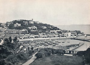 Torquay – widok ogólny ze wzgórza Waldron, 1895 autorstwa Unbekannt