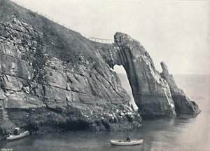 Torquay – The Natural Arch London Bridge, 1895 autorstwa Unbekannt