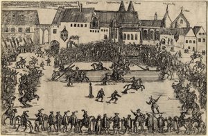 Turniej za Henryka I Ptasznika 938, ca. 1575 autorstwa Unbekannt