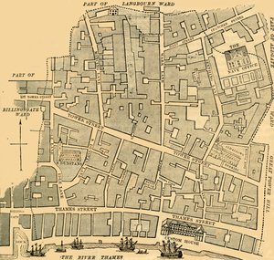 Tower Street Ward, ok. 1872 r. autorstwa Unbekannt