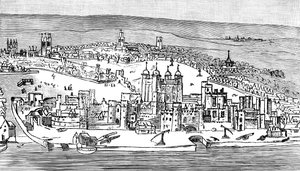Tower of London, c1543, 1893 autorstwa Unbekannt