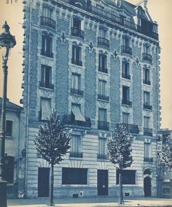 Fasada kamienicy, ok. godz. 1900. autorstwa Unbekannt