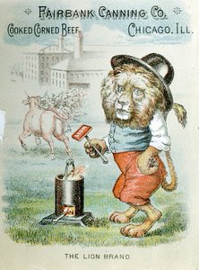 Karta handlowa dla Fairbank Canning Company, Chicago, Illinois, c1890 autorstwa Unbekannt