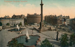 Trafalgar Square, Londyn, ok. 1900. autorstwa Unbekannt