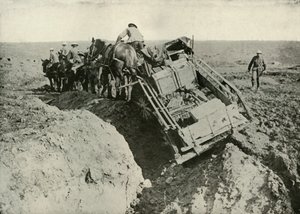 Trudności transportowe na froncie, 1919. autorstwa Unbekannt