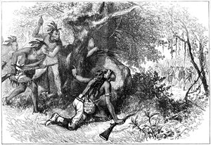Zdrada Czirokezów, XVIII w. ok. 1880 r. autorstwa Unbekannt