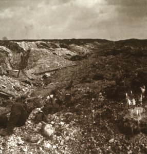 Okopy, Somma, północna Francja, c1914-c1918 autorstwa Unbekannt