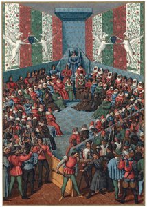 Proces Jana II, księcia Alencon, 1458 autorstwa Unbekannt