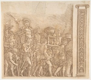 Triumf Cezara: Nosiciele gorsetu, ca. 1490. autorstwa Unbekannt