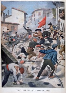 Kłopoty w Barcelonie, 1902 autorstwa Unbekannt