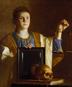 Prawda przedstawiająca lustro marnościom świata, ok. 1620-1630 autorstwa Unbekannt