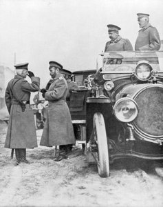 Wizyta cara Mikołaja II na froncie rosyjskim, maj 1915 autorstwa Unbekannt