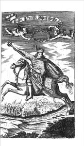Car Piotr I Aleksiejewicz z Georg Adam Schleissing Derer beiyden Czaaren w Reussland Iwan i Piotr Aleksiej, 1693 autorstwa Unbekannt
