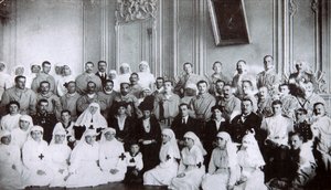 Caryca Maria Fiodorowna z Rosji w szpitalu w Kijowie, 1915 autorstwa Unbekannt