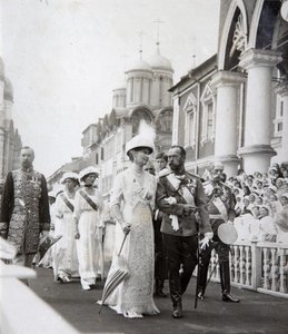 Carska rodzina na obchodach 300-lecia Romanowów, Rosja, 1913 autorstwa Unbekannt