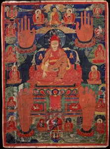 Tsuglag Gyatso, trzeci Pawo Rinpocze (ok. 1567-1630) autorstwa Unbekannt